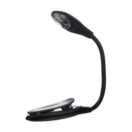 Reading lamp on the clothespin "gloss, gray" 1led 25x2x3.5 Risalux-9