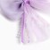 Hair clip, 2 pcs, bow 7.5 cm, Minnie Mouse
