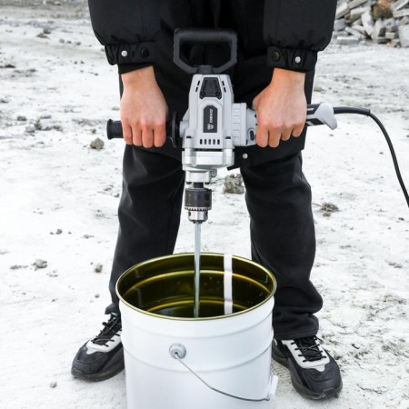 Construction mixer DEKO DKM1500, with a cartridge, speed adjustment, 1500 watts, 0-800 rpm-6