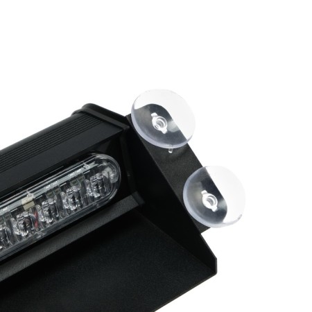 Signal strobe for windshield 12 LED, 12V, 9 modes, red-blue-8