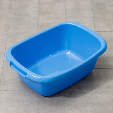 Ovalny basin "Aquarius", 11 l, blue color-1