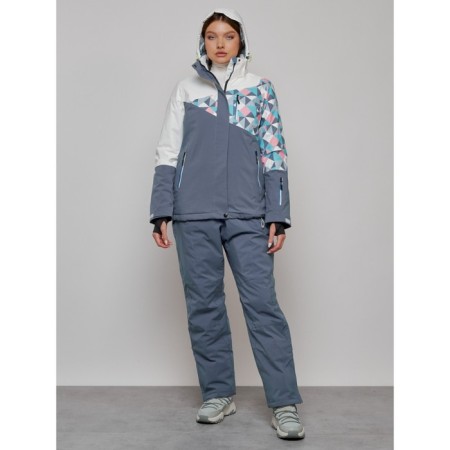 Ski suit female, size 50, white color-4