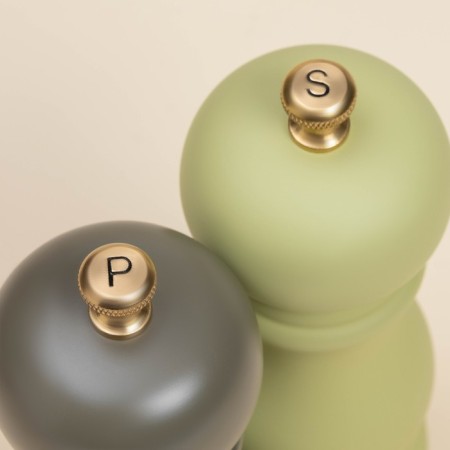 Set of mills for spices SL Home "Olive Grove", 2 pcs, 17 cm, olive color-4