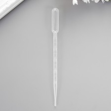 Pipette plastic for drawing in the technique of the Batik 