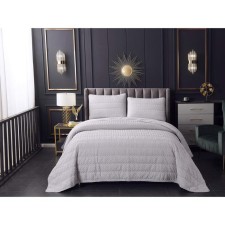A set with the Irma cover, size 160x220 cm, 50x70 cm, color gray color