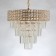 Breeze chandelier, size 44x70x44 cm, 480W 8xe27 IP 20