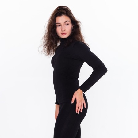 Women's thermal underwear (jumper, leggings), black color, size 56 (2xl)-2