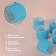 Velcro curlers, d = 6 cm, in a cosmetic bag, 6 pcs, color mix