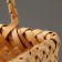 A set of wicker baskets, sequoia, 18x18x15/29.5 cm, 15x15x12/27.5 cm, 2 pcs., Natural