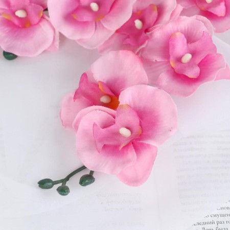 Artificial flowers "Multiflore Falenopsis" 6x37 cm, pink mix-1