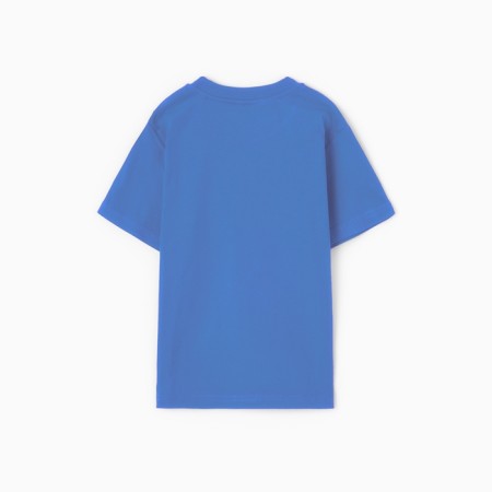 T -shirt children's, blue color, height 134 cm-6