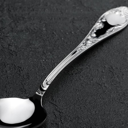 Tablespoon "Ambassador", h = 20 cm, thickness 2.5 mm, silver color-2