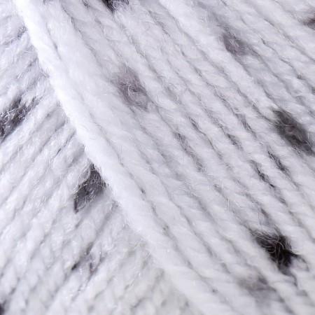 Yarn "Baby Color" 100% acrylic 150m/50g (205 white-black)-2