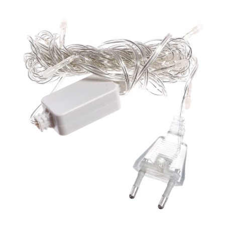 Set for experiments "New Year's garland. Diamond ", 10 lamps, 1 mode, white light, 220 V-2