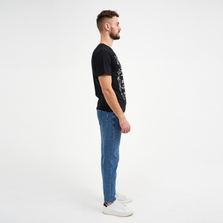 Male T -shirt KAFTAN "Real Man" p. 52, black-3
