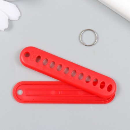 Trick Plastic "Room Sign" Red 7x1.4x0.3 cm-1