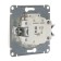 Glossa switch Sche GSL000163, 10 A, 1 key, hidden, backlight, white color