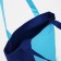 Textile bag on lightning, blue/blue color