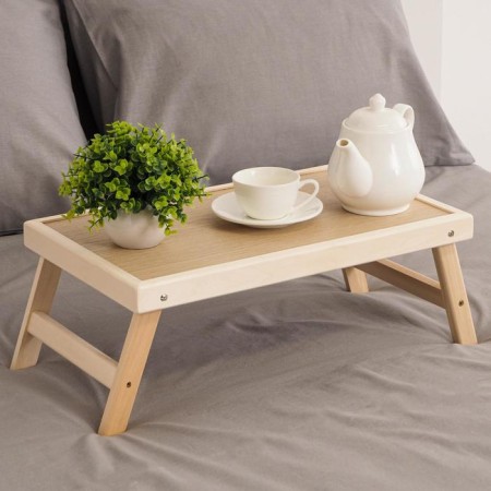 Folding breakfast table, 50 × 30cm, color sonoma walnut color