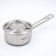 Bucket, 1 l, d = 14 cm, metal cover, metal handle, induction, with a heat distribution layer