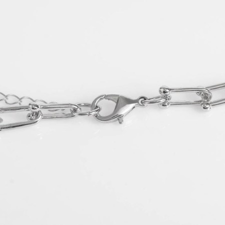 The necklace "chain" is not a standard, the color is silver, l = 45 cm-1