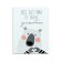 Mini postcard “Crazy from your smile”, heart, 8 x 6cm