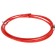 Braid and switch cables, red color