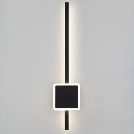 Sconces Citilux "Steg" CL203411, 12.5x61.5 cm, 1x17W, LED, Black Color Black-1