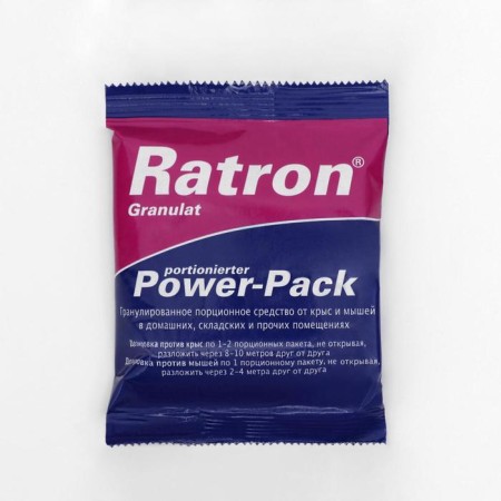 Portable Ratron Granulat Power-Pack from rats and mice in packages, 40 g