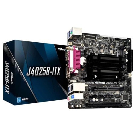 ASROCK Maternal board J4025B -ITX 2XDDR4 Mini -itx AC`97 8ch (7.1) GBLAN+VGA+HDMI-3