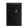 A5 sketchbook, 30 black sheets on the crest, "planets", solid substrate, density 110 gr., Mix
