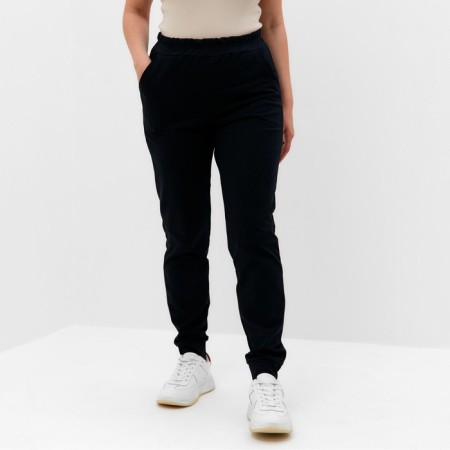 Women's trousers, dark blue color, size 54