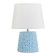 Maura table lamp E14 40W Blue 23x23x33 cm Risalux