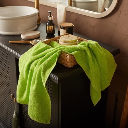 Terry towel economy and I 30*60 cm, col. Green, 100% cotton, 320 g/m2