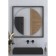 Mirror in a baguette frame with an extension of 18 W, 80x80 cm, sensory switch, neutral white with
