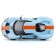 Racing machine BBURAGO 2019 Ford GT Heritage Edition, Die-Cast, 1:32, Orange-blue color