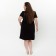 Dress, black color, size 46
