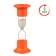 Sanding clock desktop for 2 minutes, H -12 cm, D - 4.4 cm, package package, mix