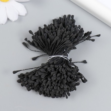 Stream for flowers "black" set 360 pcs length 6 cm