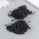 Stream for flowers "black" set 360 pcs length 6 cm