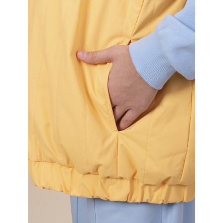 Vest for girls, height 98 cm, yellow color-13
