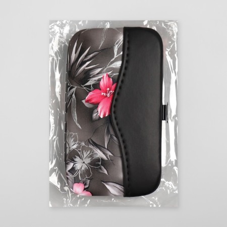 Manicure set "Flowers", 7 objects, in case, color mix-6