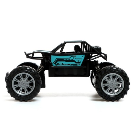 Jeep "All -terrain vehicle", radio control, light, batteries, blue-1