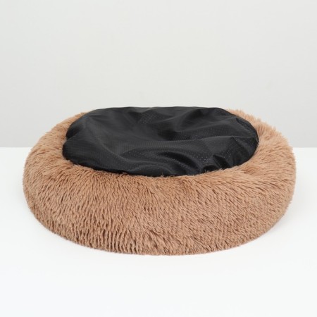 Lesser for dogs and cats, long fur, 60 x 60 x 20 cm, brown-5
