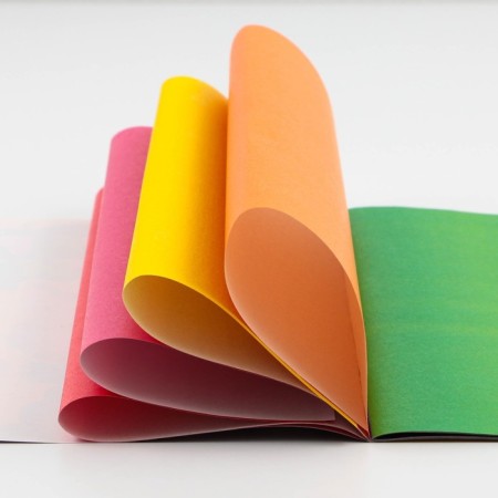 Colored paper one -sided A4 “September 1: cat” 16 sheets 16 colors newspaper, density 45 g/m², density 80 g/m²-4