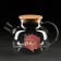 Glass kettle "Beloved Mom", 1000 ml