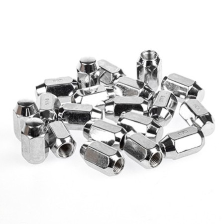 Haye cone Skyway, M12x1.25 closed 35mm, key 19mm, chromium, set 20 pcs-1