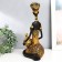Souvenir Polystone "African with a jug in an elegant dress" MIX 15.5x10x32.5 cm
