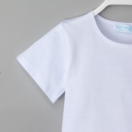 T-shirt Children's KAFTAN "Bow", p. 36 (134-140 cm), white-2