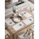 A set of napkins for setting the table "Sad dandelions", rectangular, rounded edges, size 30x46 cm, 4 pcs